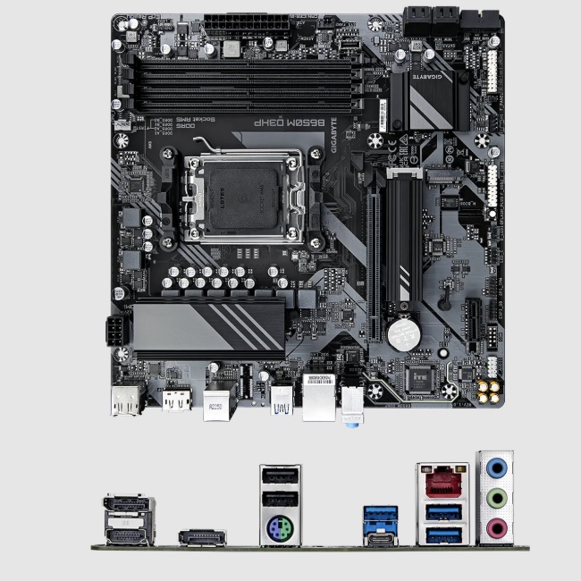 Tarjeta madre Gigabyte B650M D3HP socket AM5 4xDDR5 1xHDMI 2xDP Micro ATX