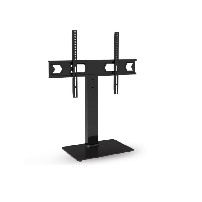 Soporte de TV Brobotix  con base de cristal templado  para pantalla de 37A 75  modelo 6007778 color Negro