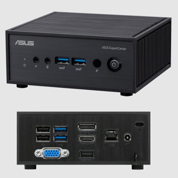 Computadora ASUS Barebone PN42 Intel N100 1xDDR4 hasta 16GB solo M.2 1xHDMI 1xDP