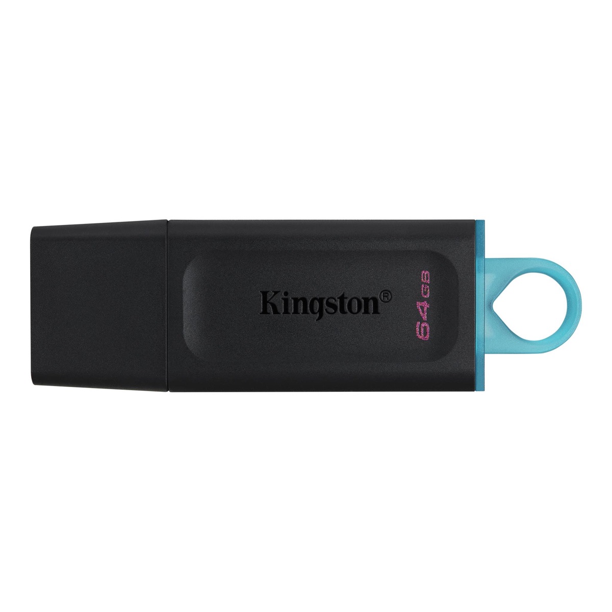 Memoria Kingston 64GB USB 3.2 Gen 1 Exodia negro/verdeazulado DTX/64GB