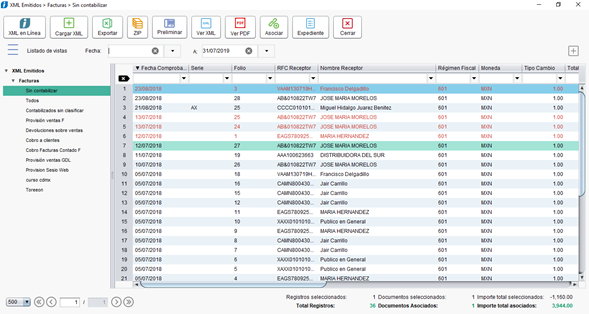 Visor del Contabilizador