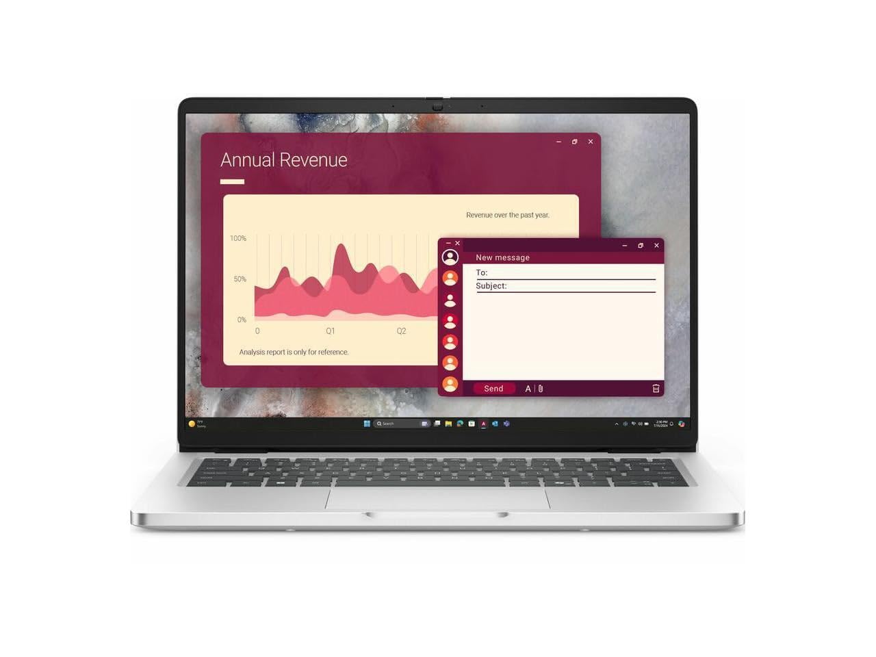 Laptop Dell Pro PC14250 Intel Ultra 5-225U 14 pulg 16GB 512GB SSD Windows 11 Pro