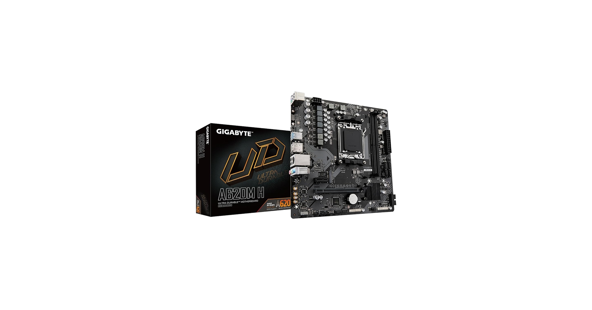 Tarjeta Madre Gigabyte A620M H socket AM5 2xDDR5 1xHDMI 1xDP Micro ATX