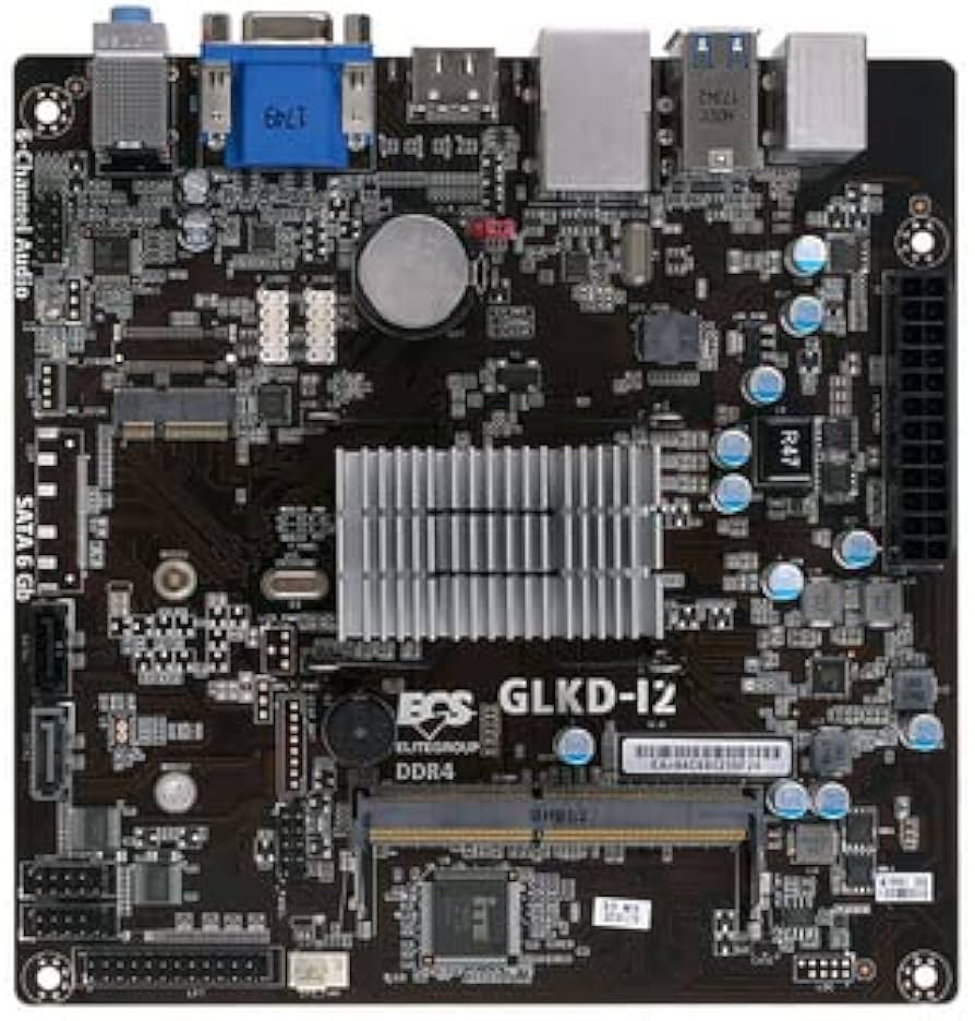 Tarjeta madre ECS GLKD-I2-N4020 con procesador Intel Celeron N4020 1xDDR4 2400 SO-DIMM VGA HDMI