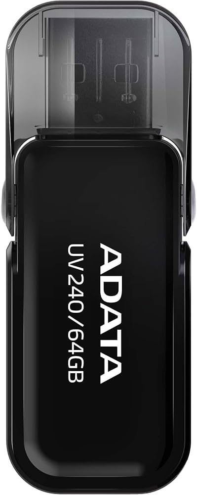 MEMORIA ADATA 64GB USB 2.0 AUV240-64G-RBK NEGRA