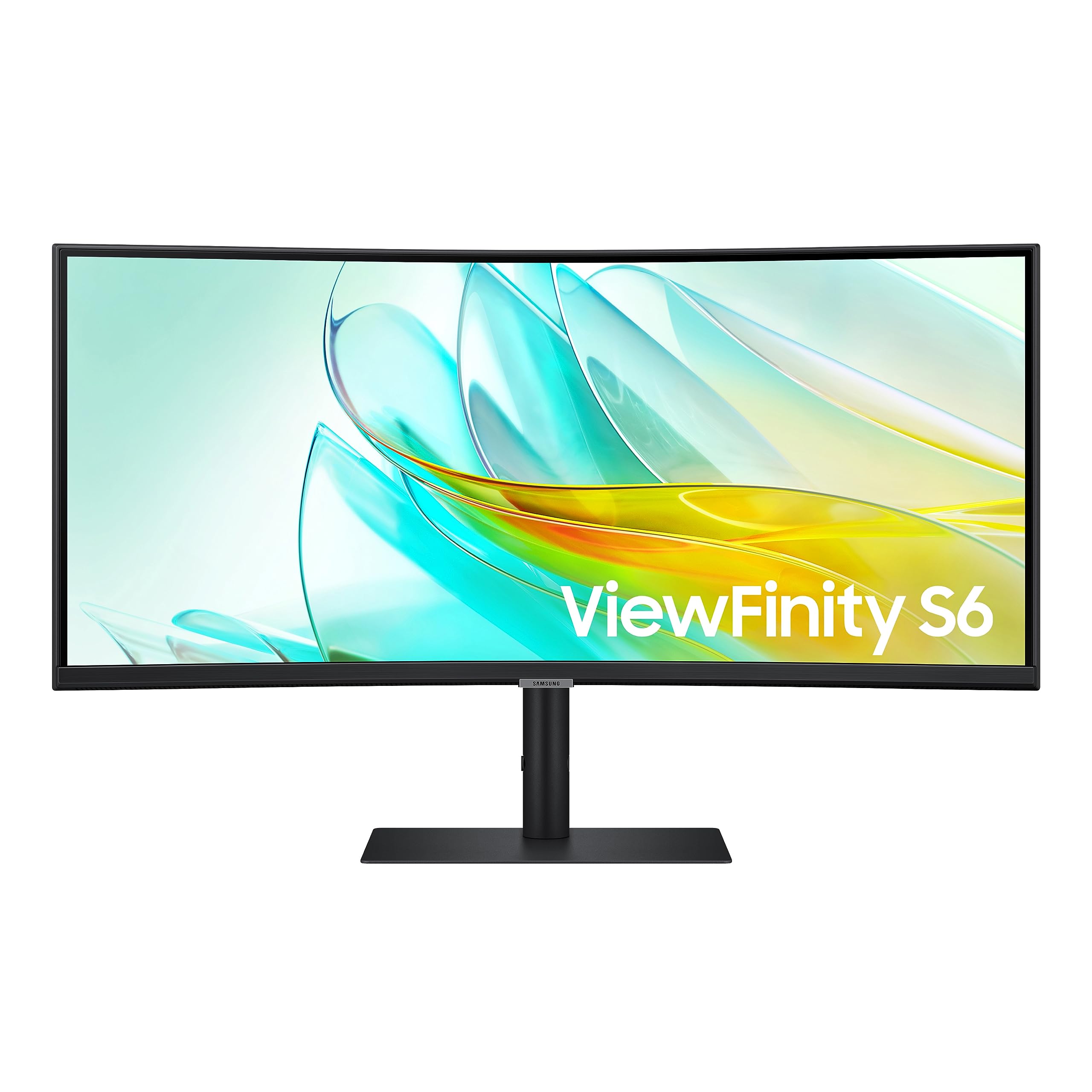 Monitor Samsung 34 pulg Curvo ViewFinity S6 S65TC LED 3440*1440 Ultra Wide FreeSync 100Hz HDMI DP bocinas integradas blanco