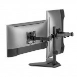 Soporte Articulado para 2 Monitores Enforce Zone-B SM425 Advanced Series Negro Peso Soportado 9kg