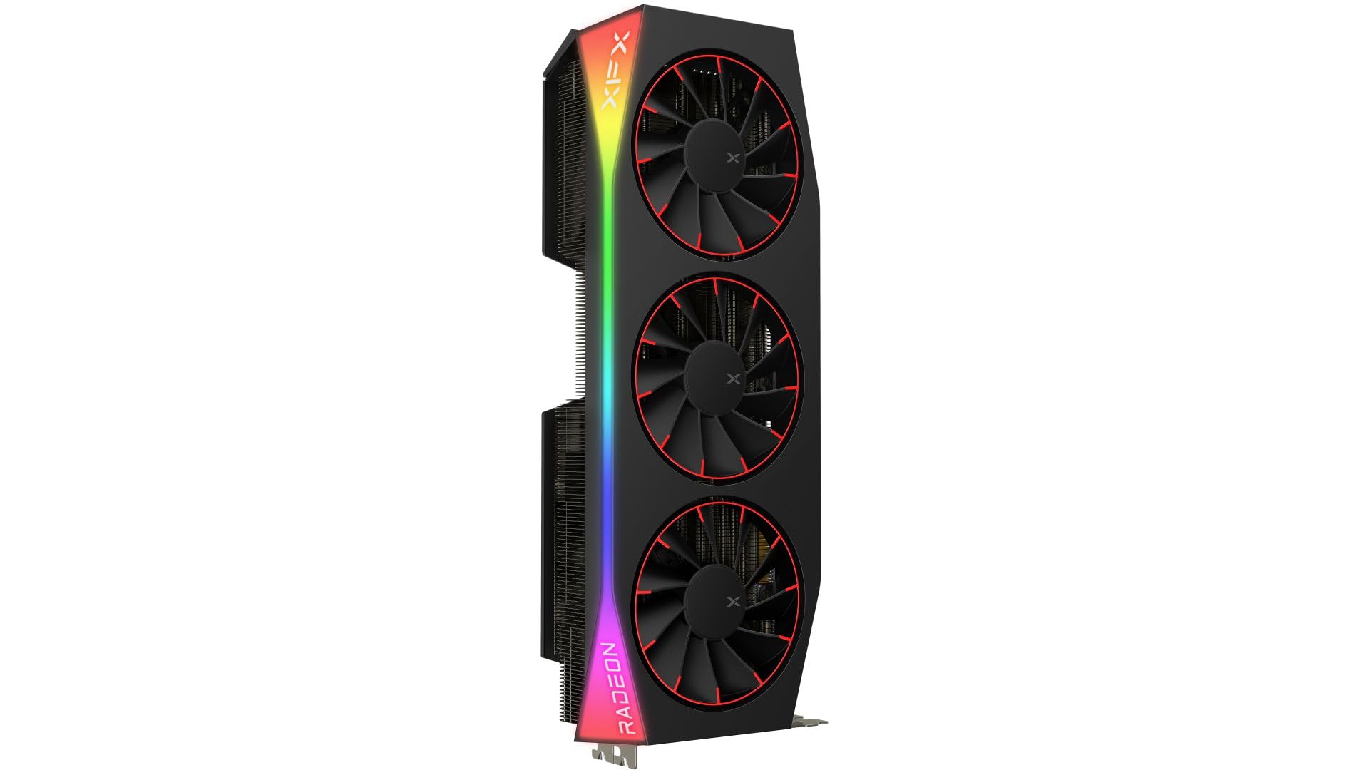 Tarjeta de video XFX 16GB AMD Radeon RX 9070 XT Mercury 3xfan Black Magnetic Air GDDR6 RDNA3 1xHDMI 3xDP RX-97TMARGB9
